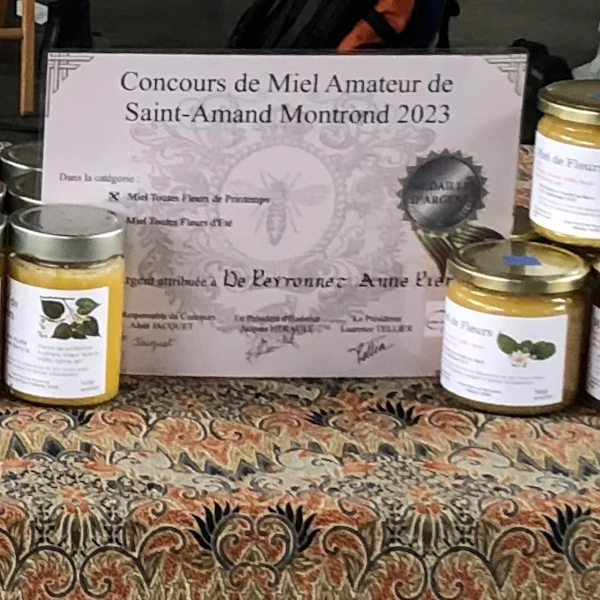 Vente Stan printemps 2024 - Médaille d'argent pour miel de printemps 2023
